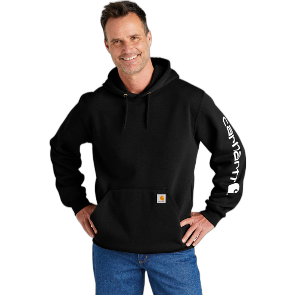 Carhartt Midweight Hooded Logo Sweatshirt CTK288 Upost Apparel