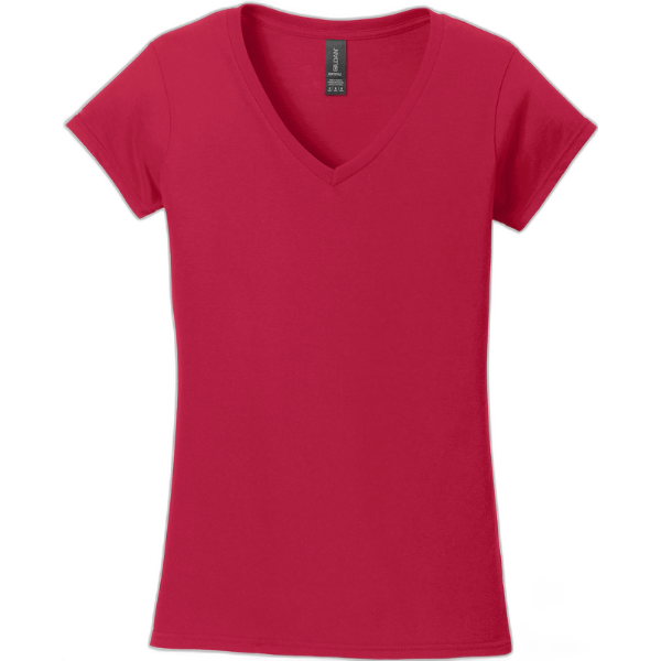 Gildan Softstyle® Ladies Fit V-Neck T-Shirt. 64V00L