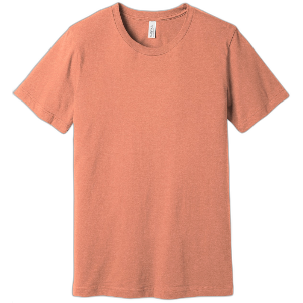 BELLA+CANVAS ® Unisex Heather CVC Short Sleeve Tee. BC3001CVC