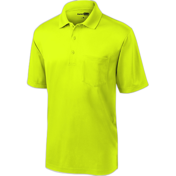 CornerStone® Select Snag-Proof Pocket Polo. CS412P